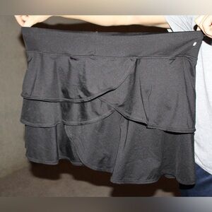 Ideology Black Ruffled Mini Skirt